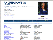 Tablet Screenshot of andreahavens.com